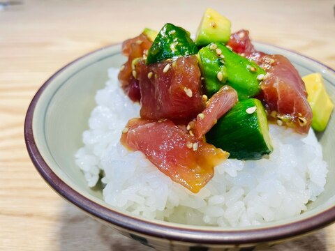 おかわりが止まらない！簡単マグロ丼